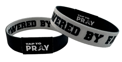 Versible - Tap To Pray Wristbands - Tap W/Phone For Daily Verse/Prayer: X-Large / Blue Mountains & Green Forests