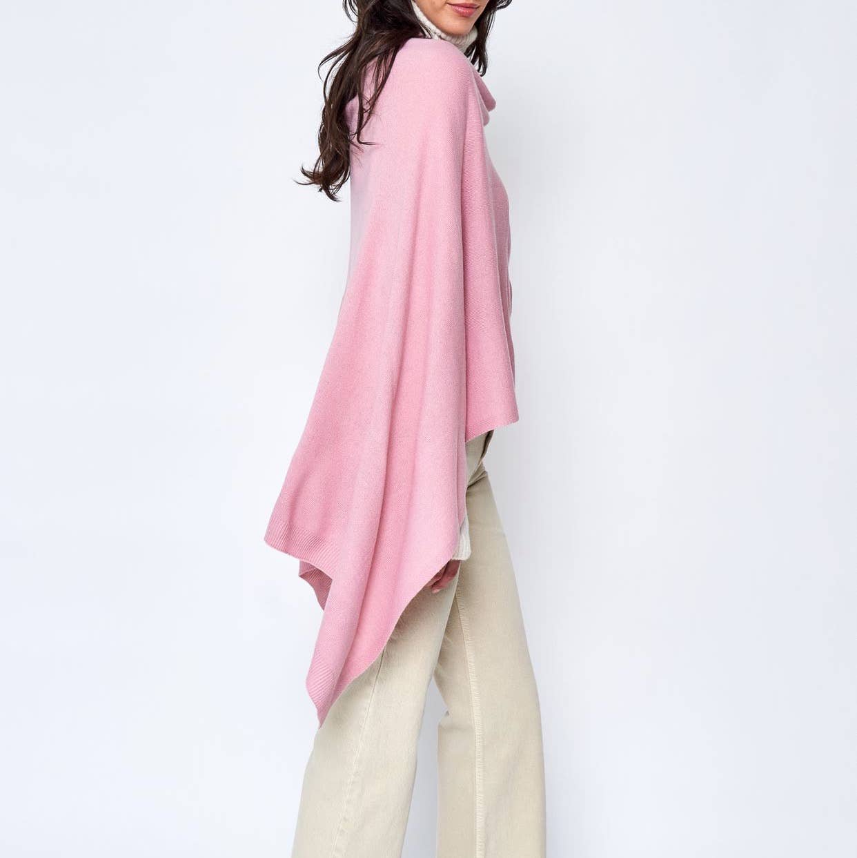 Take With Me Travel Poncho: Dust Pink