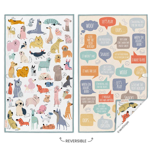 If Dogs Could Talk Microfiber Kitchen Towel