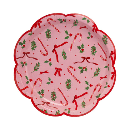 My Mind’s Eye - SUG1243 - Candy Cane Patterned Plate