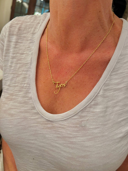 Steele Sloan Designs - Tiger Earrings Tiger Name Necklace Combo - Tiger Gift Set
