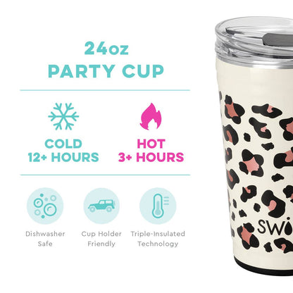 Swig Life - Luxy Leopard Party Cup (24oz)