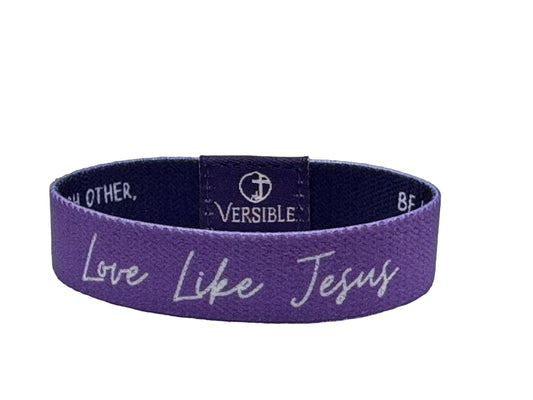 Versible - Solid Truths Collection: Large / Purple - Love Like Jesus