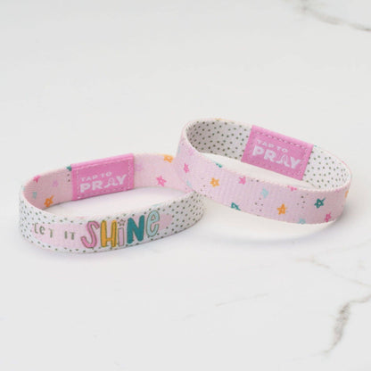 Versible - Tap To Pray® Kingfolk Series Wristband – Let It Shine: Extra Small