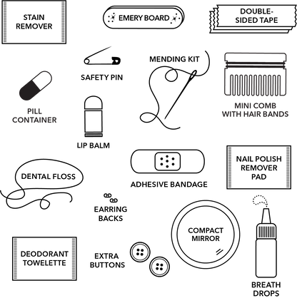 Pinch Provisions - Periwinkle Glitter Minimergency Kit