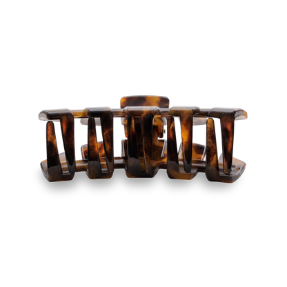 TELETIES - Classic Hair Clip | Small | Tortoise