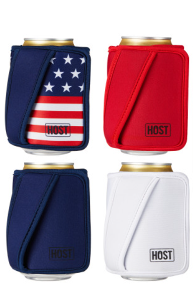 HOST - Insta-Chill Sleeves - Standard Cans - Americana - Set of 4