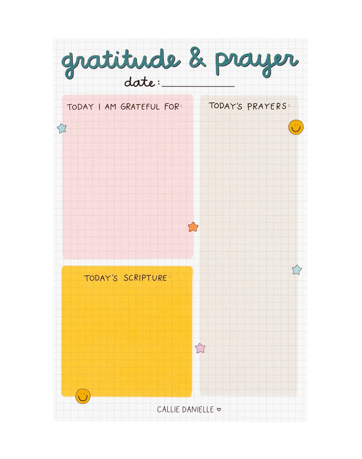 Callie Danielle - Guided Prayer Notepad