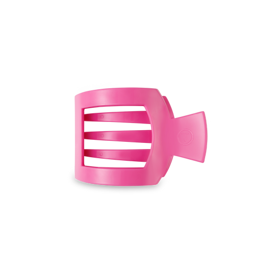 TELETIES - Paradise Pink Small Flat Square Hair Clip