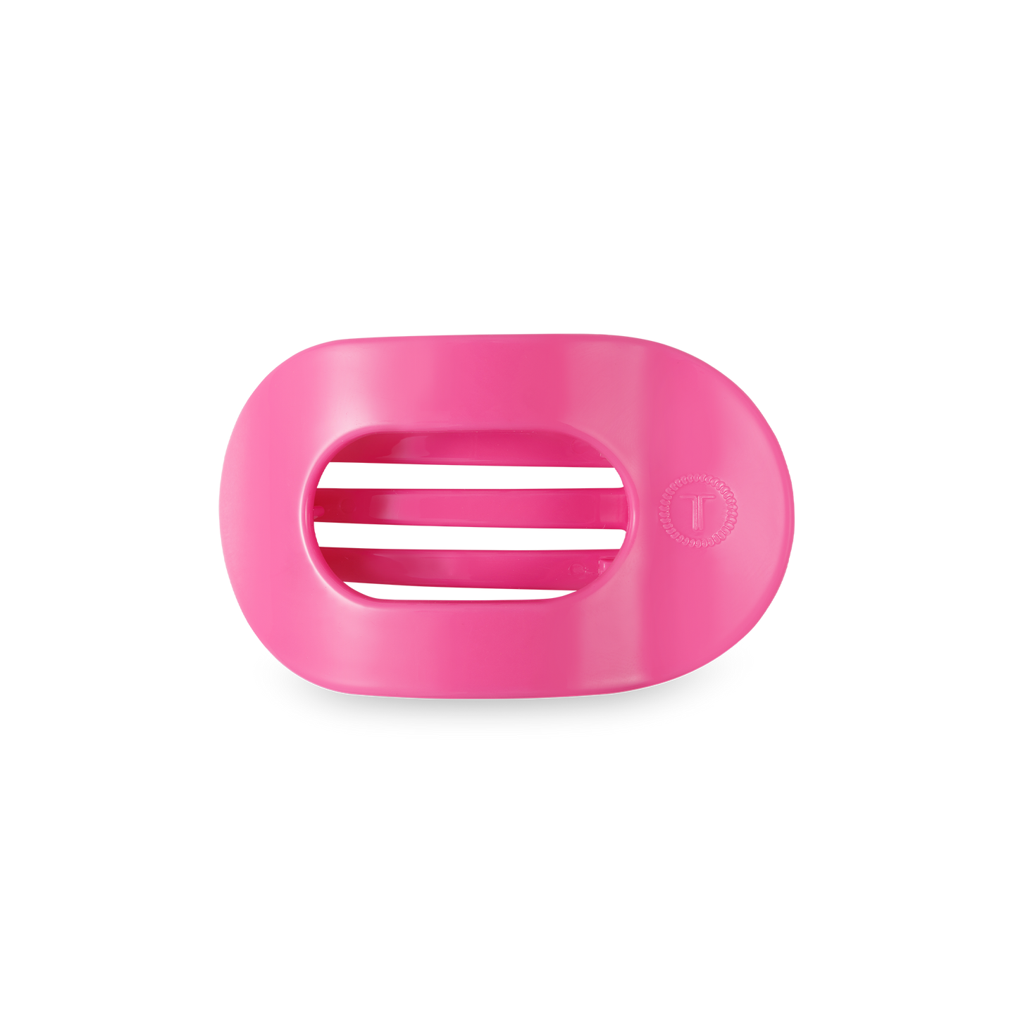 TELETIES - Paradise Pink Small Flat Round Hair Clip