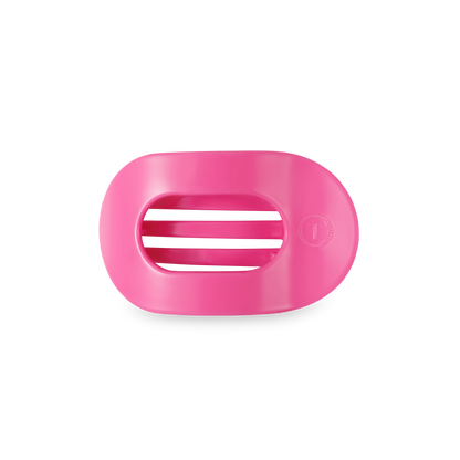 TELETIES - Paradise Pink Small Flat Round Hair Clip