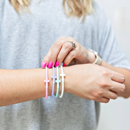 Ryan & Rose - Jesus Bracelets - 25 Packs: Kaleidoscope (25 Pack) / Small
