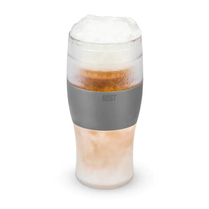 HOST - Beer FREEZE™ Cooling Cup Insulated w/ Cooling Gel - Gray