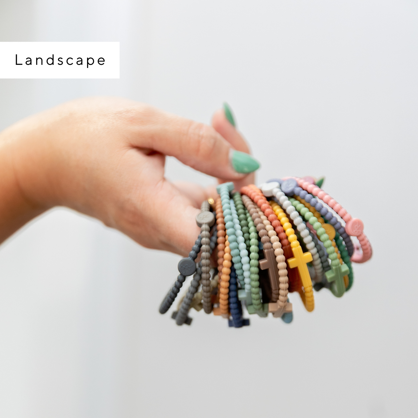 Ryan & Rose - Jesus Bracelets - 25 Packs: Kaleidoscope (25 Pack) / Extra Small