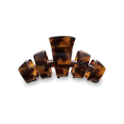 TELETIES - Classic Hair Clip | Small | Tortoise