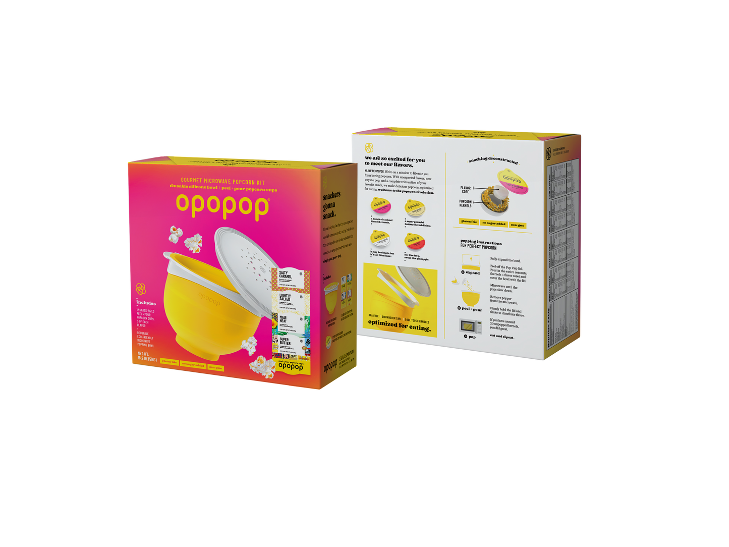Opopop, Inc. - Pop Cups Discovery Collection Popcorn Kernels
