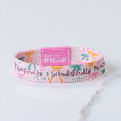 Versible - Tap To Pray® Kingfolk Series Wristband – Fearfully & Wonderfully Made: Small