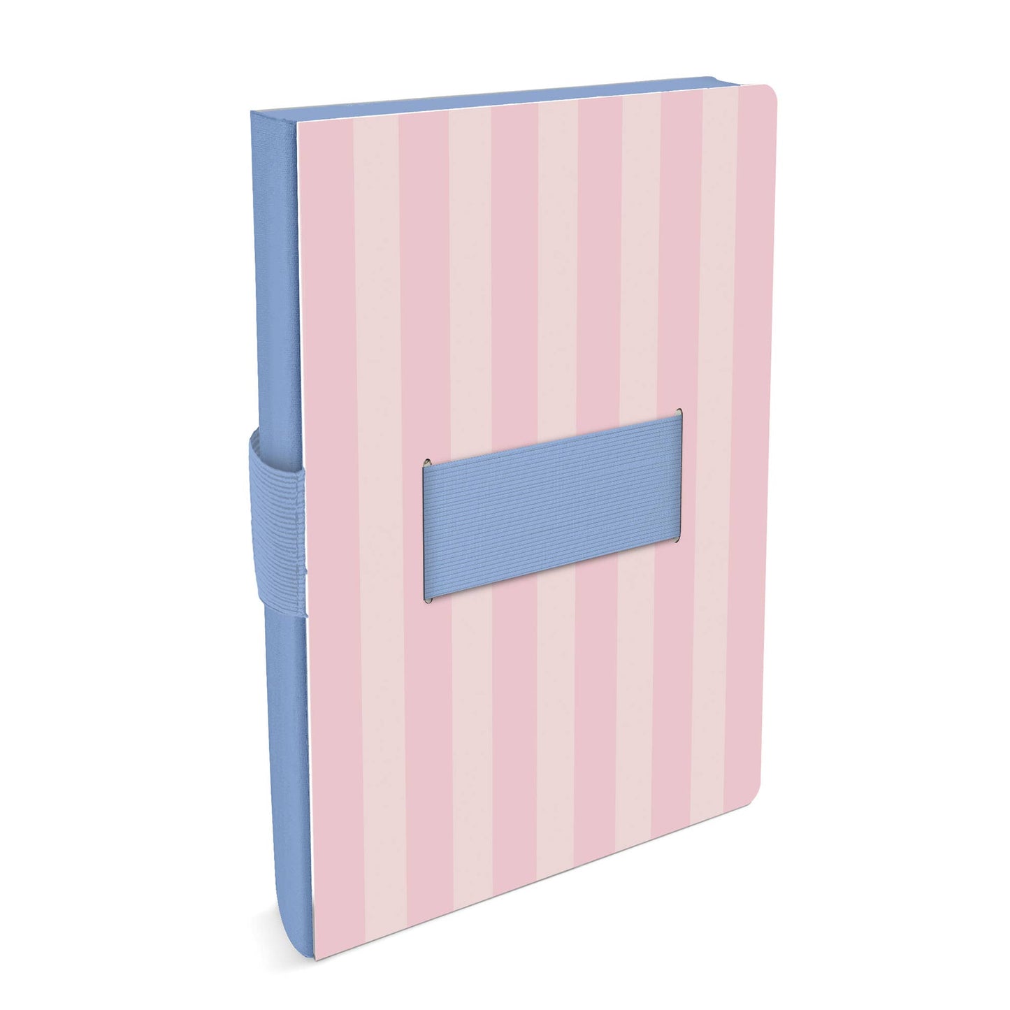 Studio Oh! - Pink Stripes Casey Notebook with Phone Loop