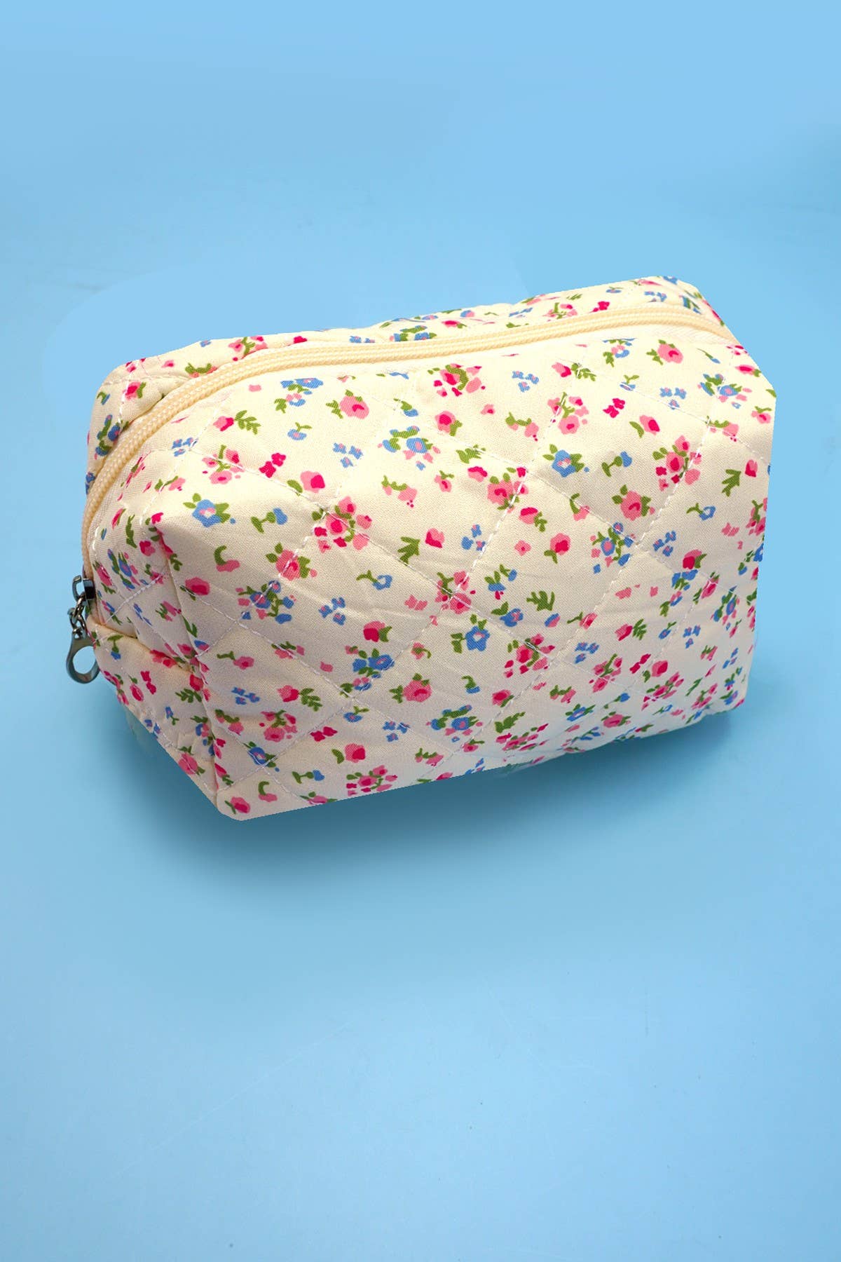 JOSSLYN by wall to wall - FLORAL TOILE PATTERN MAKEUP COSMETIC POUCH BAG | 40P562: G