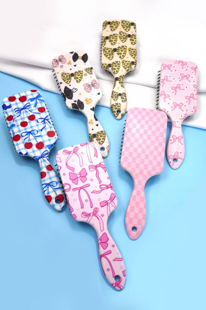 JOSSLYN by wall to wall - LARGE DETANGLE PADDLE HAIR BRUSH COMB | 40HC100: BOW B