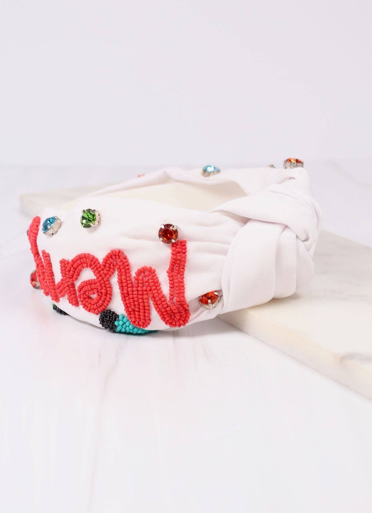 Merry & Bright Headband White Multi