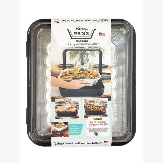 Fancy Panz - Classic Set - Pan Frame w/ Lid & Serving Spoon - Charcoal