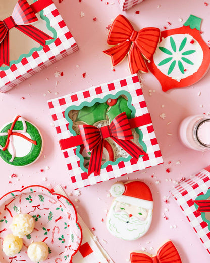 My Mind’s Eye - SUG1243 - Candy Cane Patterned Plate