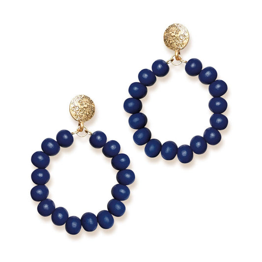 Viv&Lou - Navy Nora Earrings