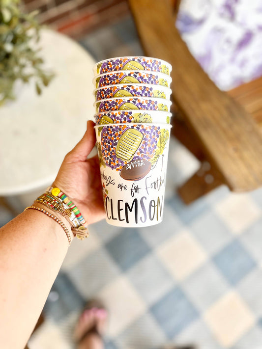 Happy By Rachel, LLC - Clemson, SC Reusable Party Cups collegiate, gift ideas: Unwrapped