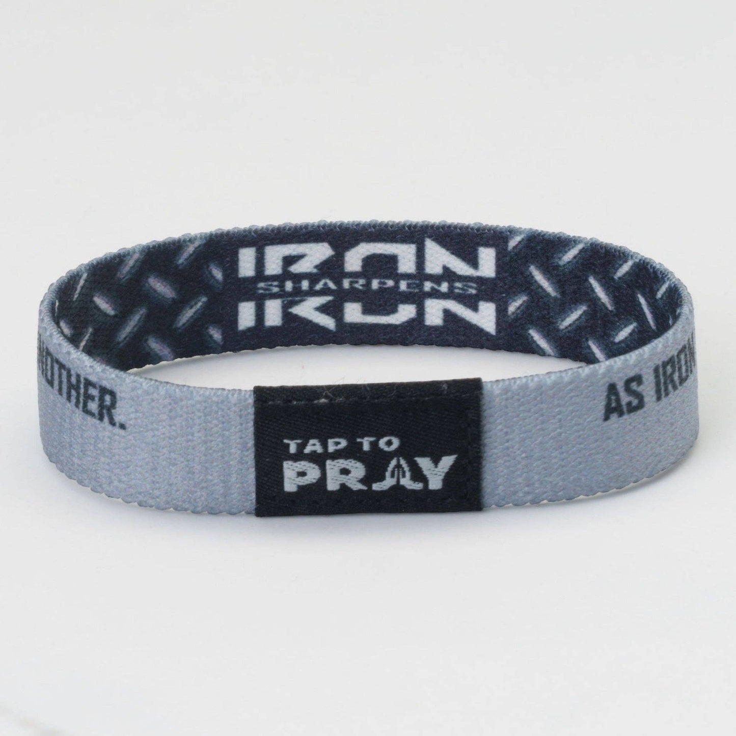 Versible - Tap To Pray® Wristband – Iron Sharpens Iron: Medium