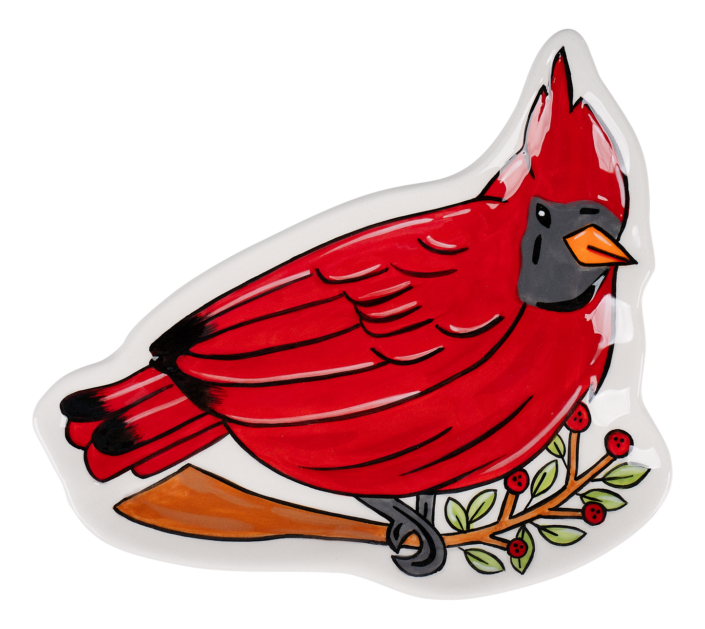 Glory Haus - Red Bird Trinket Tray