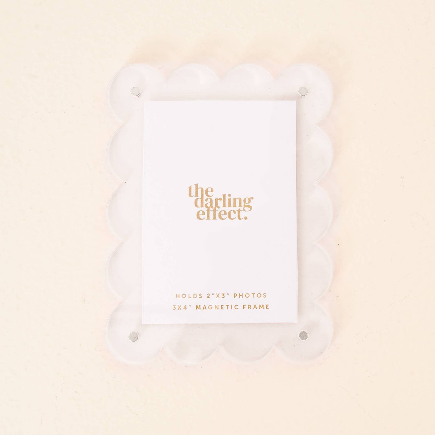 The Darling Effect - Mini Acrylic Picture Frame Magnet-Clear