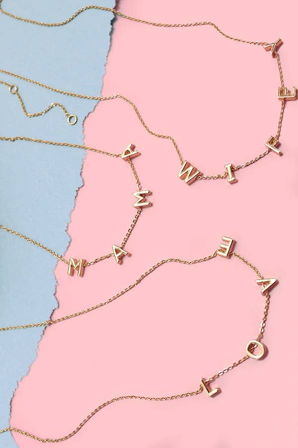 JOSSLYN by wall to wall - MAMA, WIFEY, LOVE NECKLACE  | 52N3010601: MAMA
