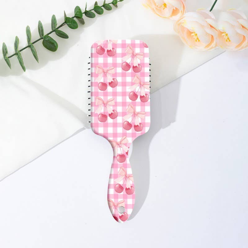 JOSSLYN by wall to wall - LARGE DETANGLE PADDLE HAIR BRUSH COMB | 40HC100: BOW B