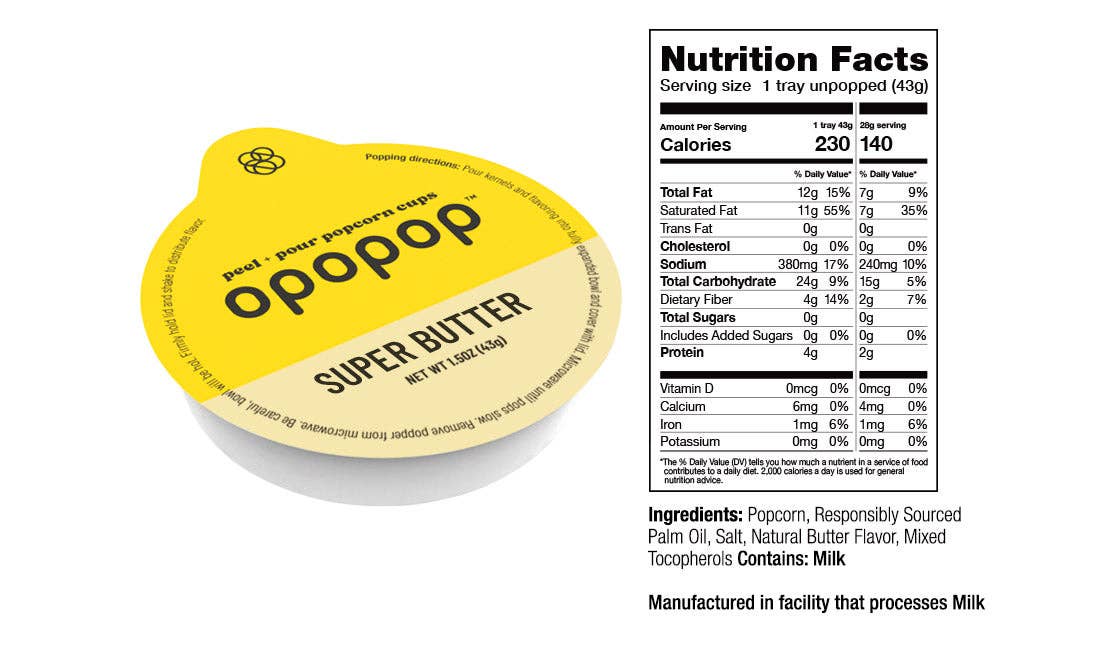 Opopop, Inc. - Pop Cups Discovery Collection Popcorn Kernels