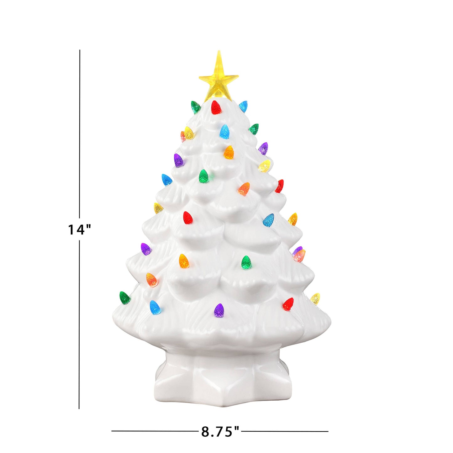Mr. Christmas - 14" Nostalgic Tree - White