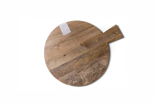 Happy Everything Big Wood Serving Board