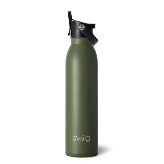 Swig Life - Olive Flip + Sip Water Bottle (20oz)