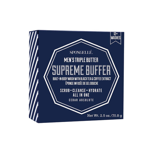 Spongellé - 12+ Men Supreme Buffer (Cedar Absolute): 2.5 oz