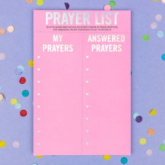 Taylor Elliott Designs - Prayer Notepad - "Prayer List"