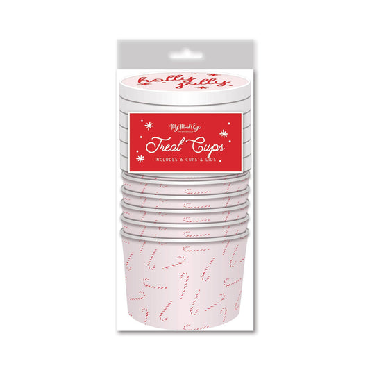 My Mind’s Eye - Whimsy Santa Scattered Candy Cane Treat Cup