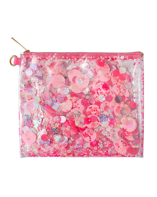 Packed Party - Pink Party Confetti Everything Pouch