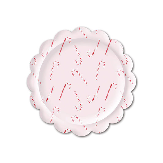 My Mind’s Eye - WHM1042 - Whimsy Santa Scattered Candy Cane Paper Plate