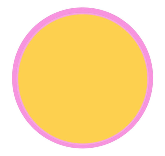 Kailo Chic - Yellow and pink color blocked paper plates