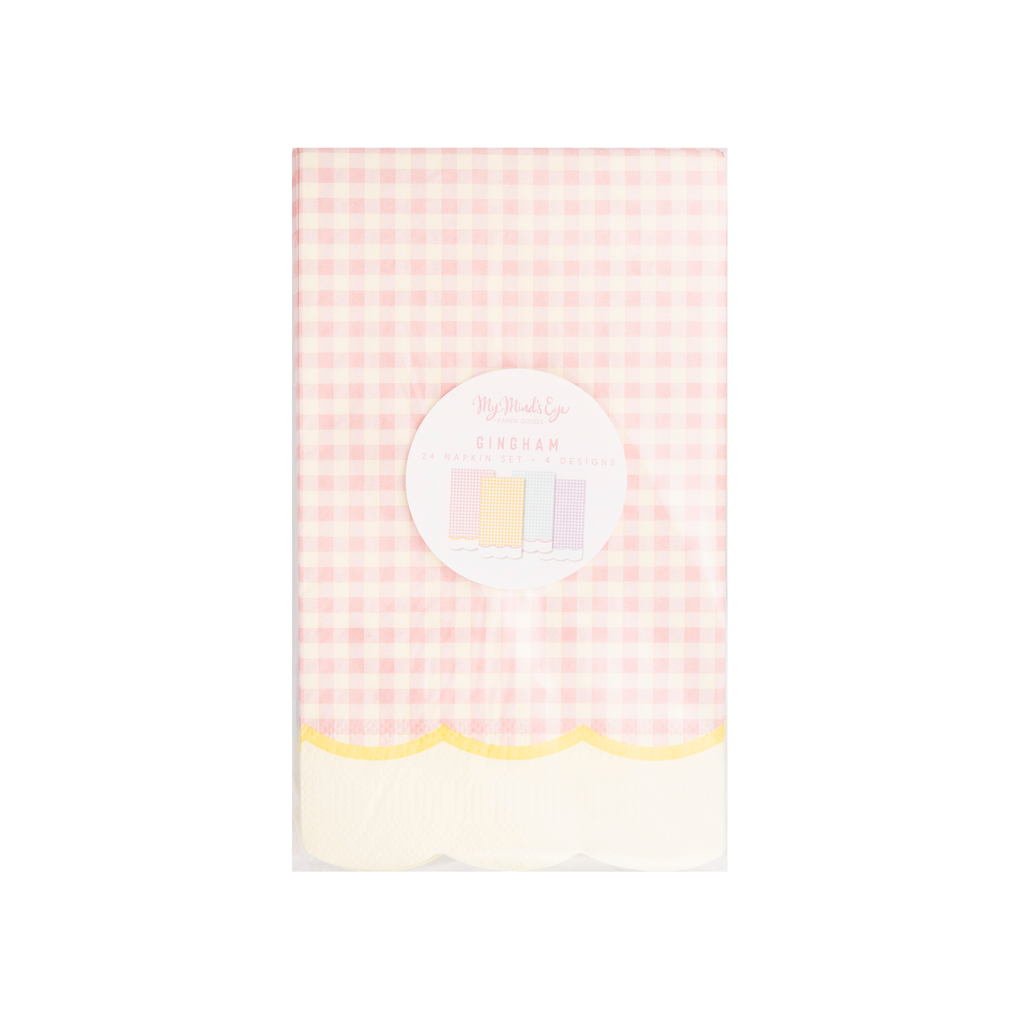 My Mind’s Eye - EBS1038 - Gingham Napkin Set