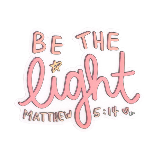 Callie Danielle - Be The Light Decal Sticker