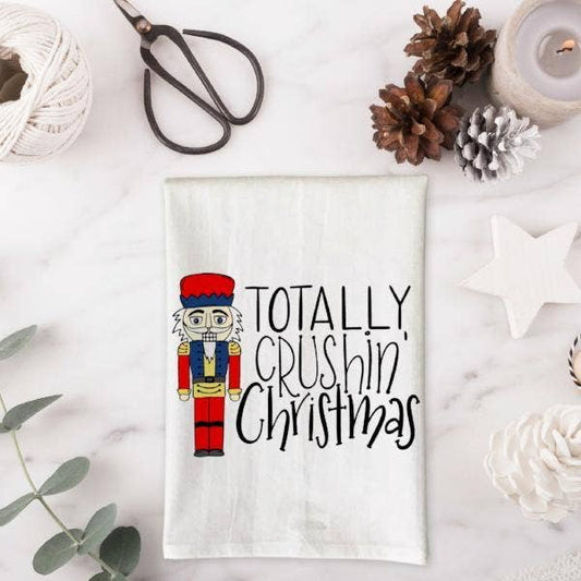 Totally Crushin Christmas Kitchen Towel