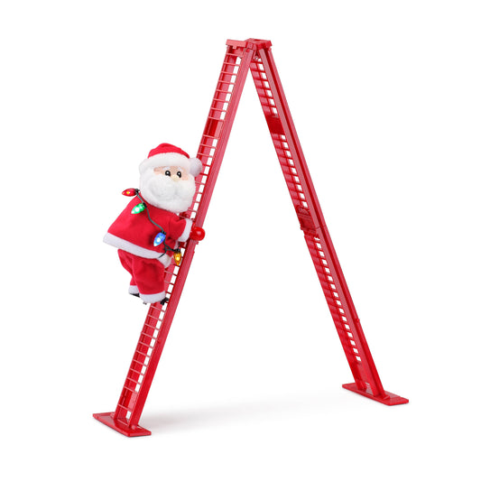 Mini Climber - White Santa