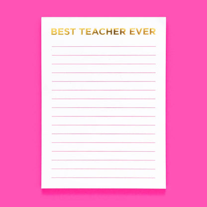 Taylor Elliott Designs - Notepad - Teacher Appreciation - 5 x 7