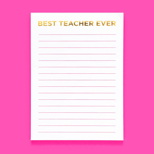 Taylor Elliott Designs - Notepad - Teacher Appreciation - 5 x 7
